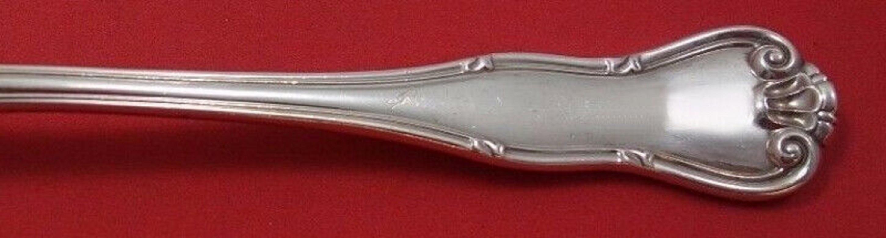 Sterling silver sauce ladle, 7 1/4