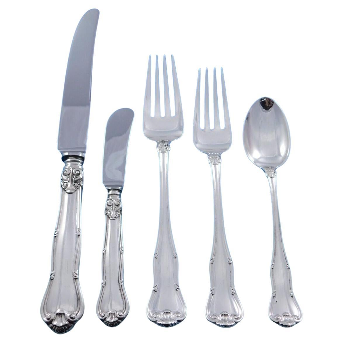 Provence by Tiffany & Co. Sterling Silver Flatware Set 12 Service 60 pcs Dinner