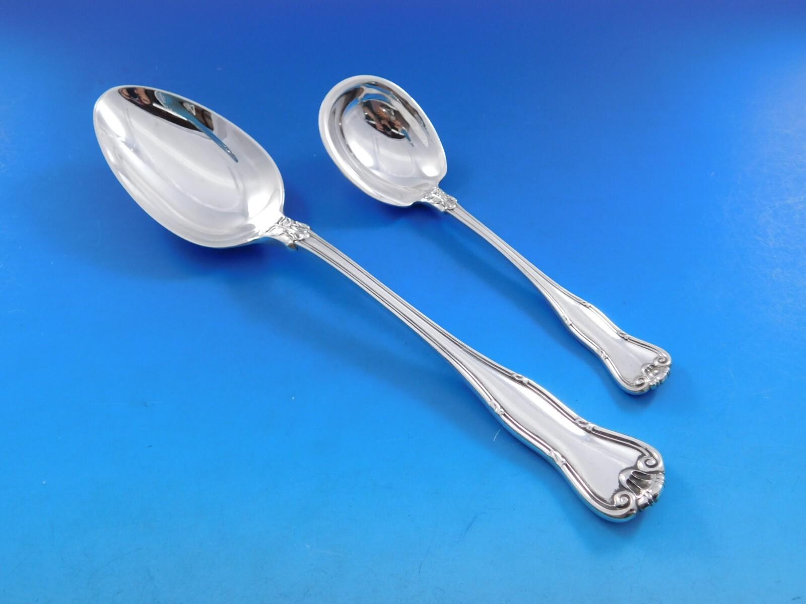 XX secolo Provence di Tiffany & Co. Set di posate in argento Sterling 12 Servizio 81 pezzi Cena in vendita