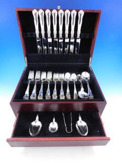 Provence by Tiffany & Co. Sterling Silver Flatware Set 8 Service 52 pcs Dinner