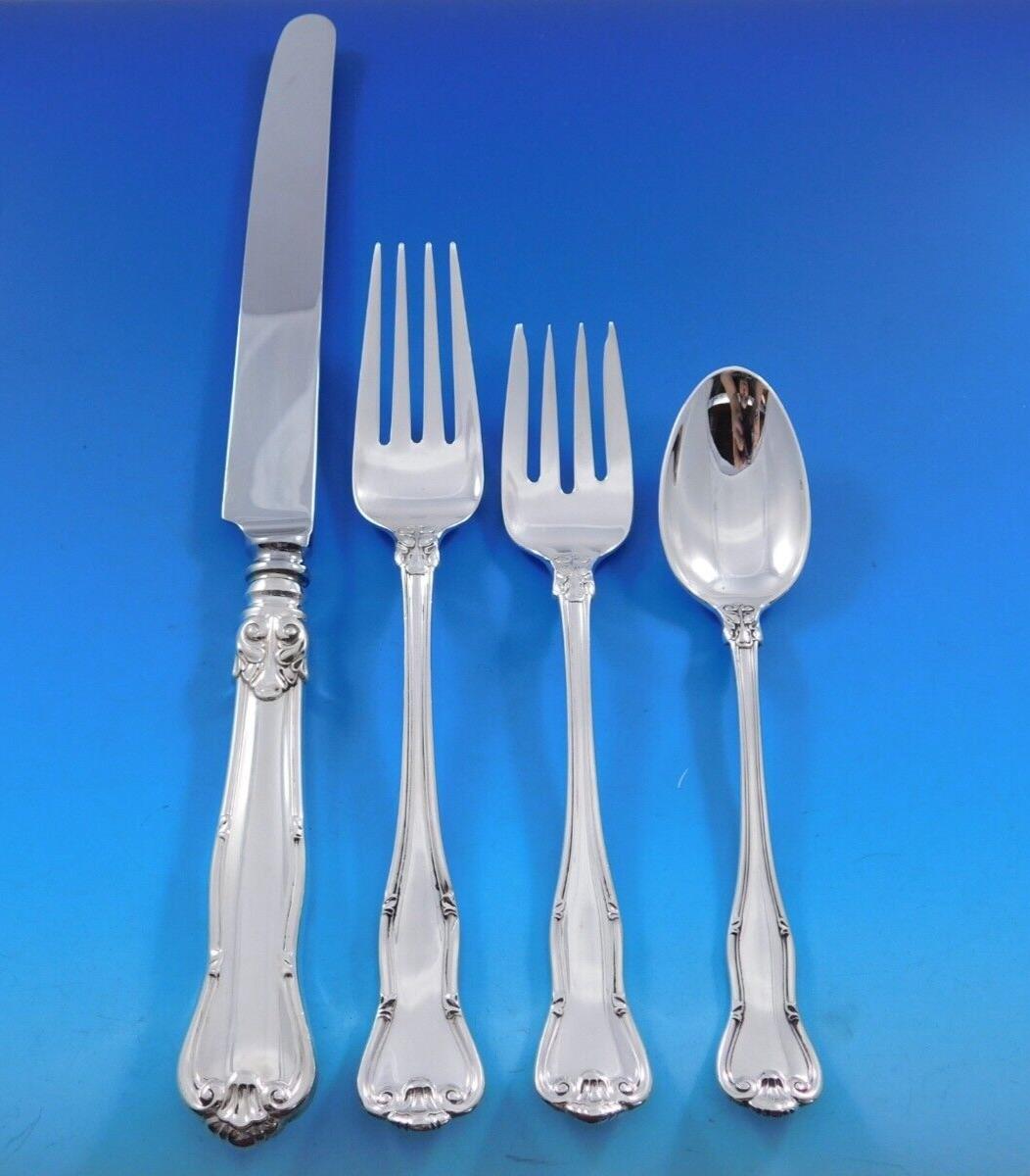 Provence di Tiffany & Co. Set di posate in argento Sterling 8 Servizio 52 pezzi Cena in vendita 3