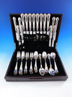 Provence by Tiffany & Co. Sterling Silver Flatware Set 8 Service 56 Pcs Dinner