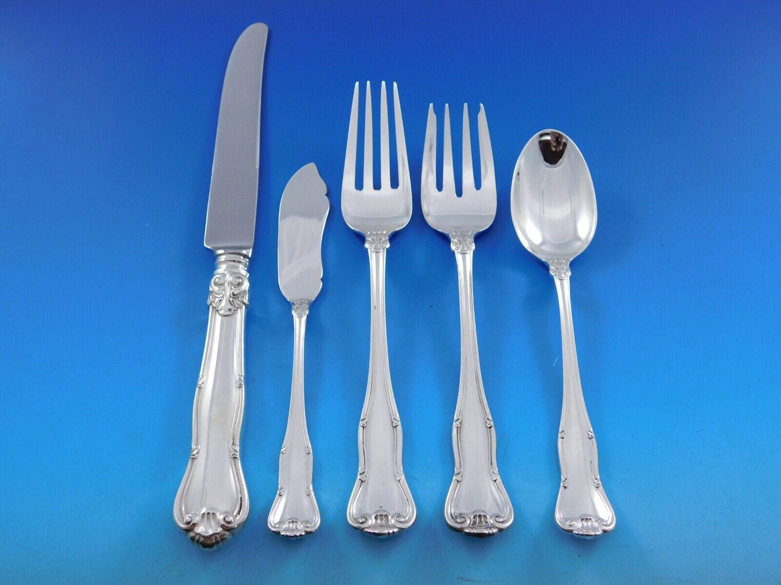 Provenza de Tiffany & Co. Servicio de cubiertos de plata de ley 47 piezas Almuerzo en venta 7