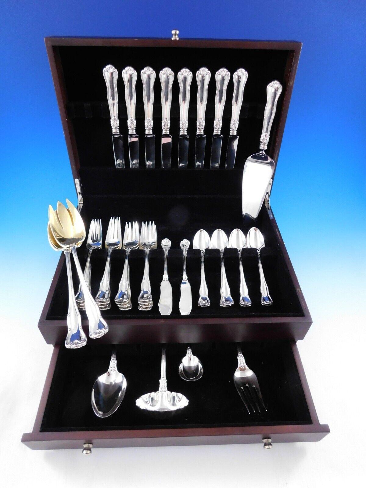 Provenza de Tiffany & Co. Servicio de cubiertos de plata de ley 47 piezas Almuerzo en Excelente estado para la venta en Big Bend, WI