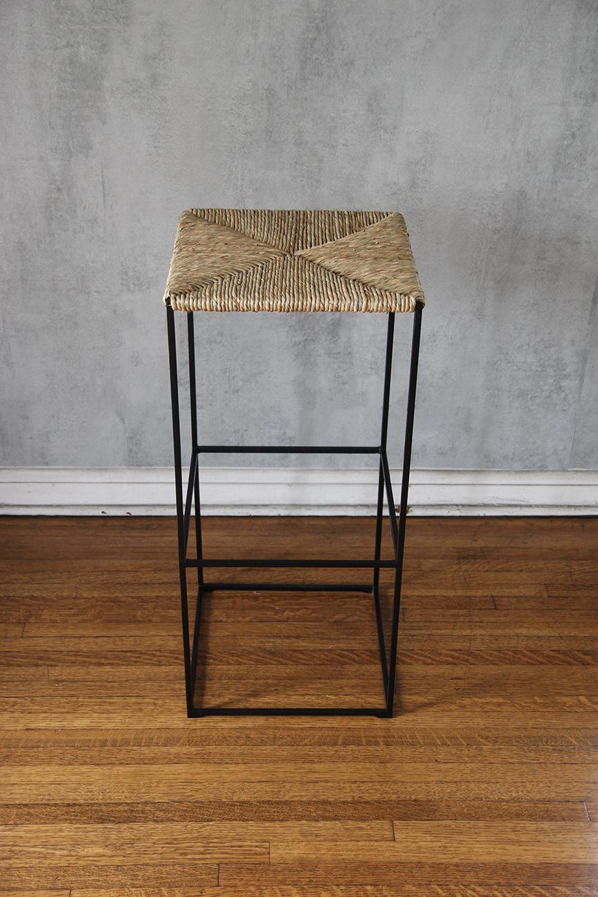 Hand-Woven 'Provence' Counter Height Stools by Understated Design  For Sale