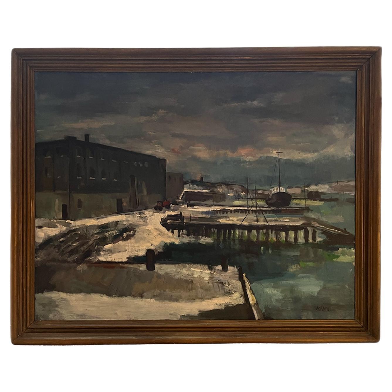"Provincetown Ice House, 1940s" by Bruce McKain For Sale
