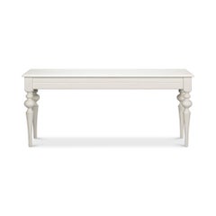 Provincial Antique White Pine Console Table