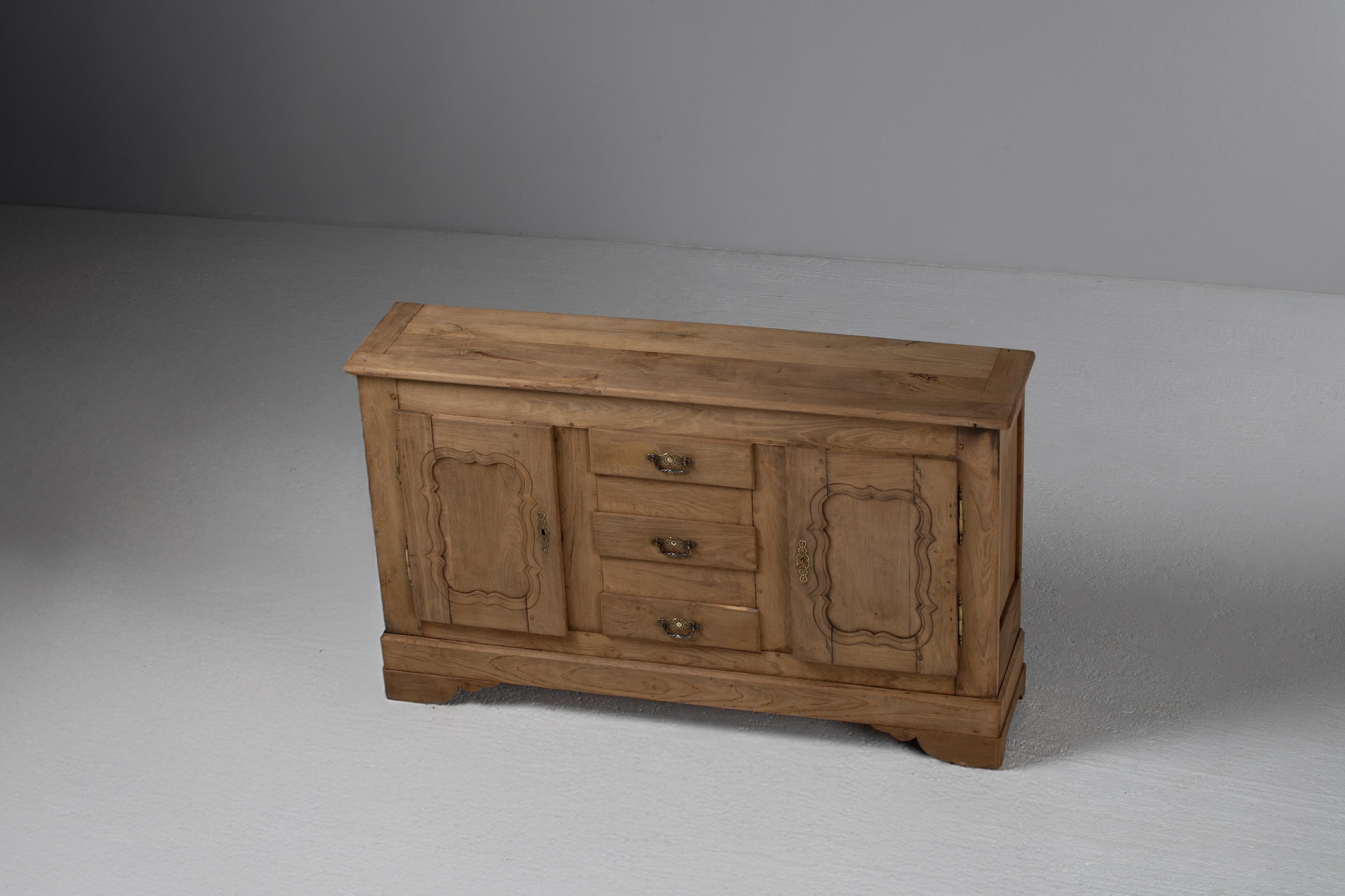 Quercia Buffet provinciale in Oak Oak, Francia, fine XIX secolo in vendita
