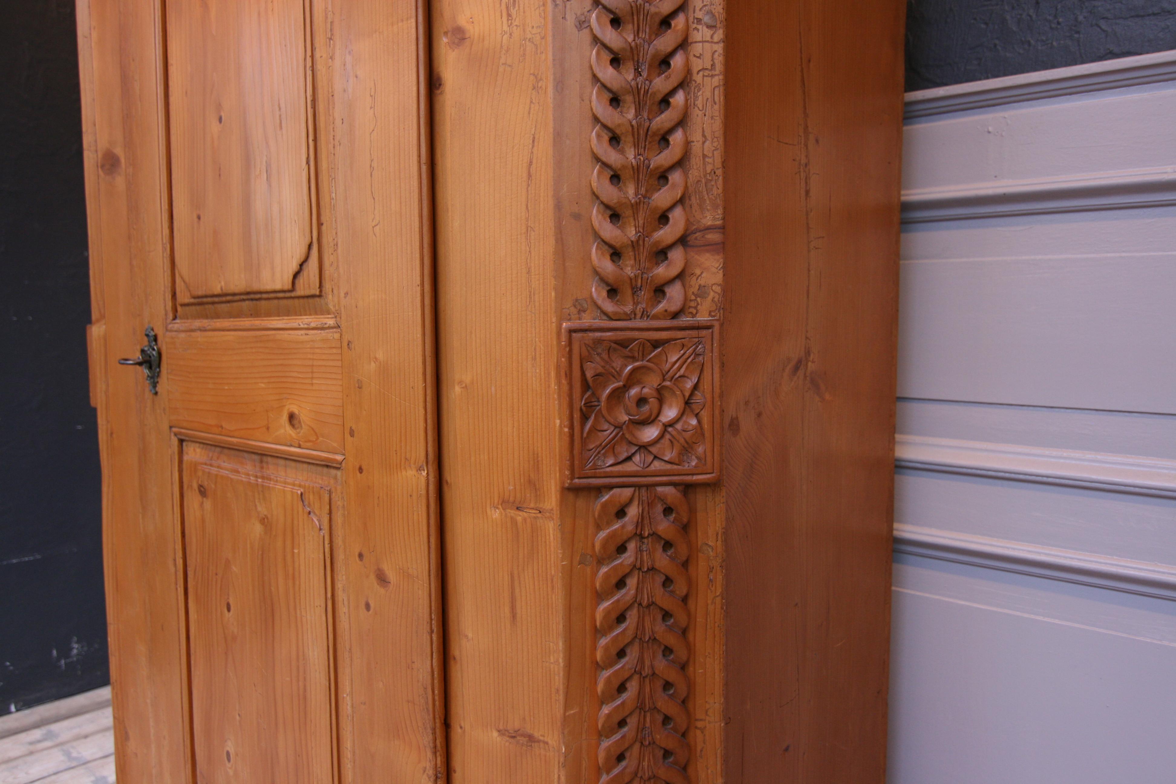 Provincial Cabinet Made of Pine, Empire Period circa 1820 6