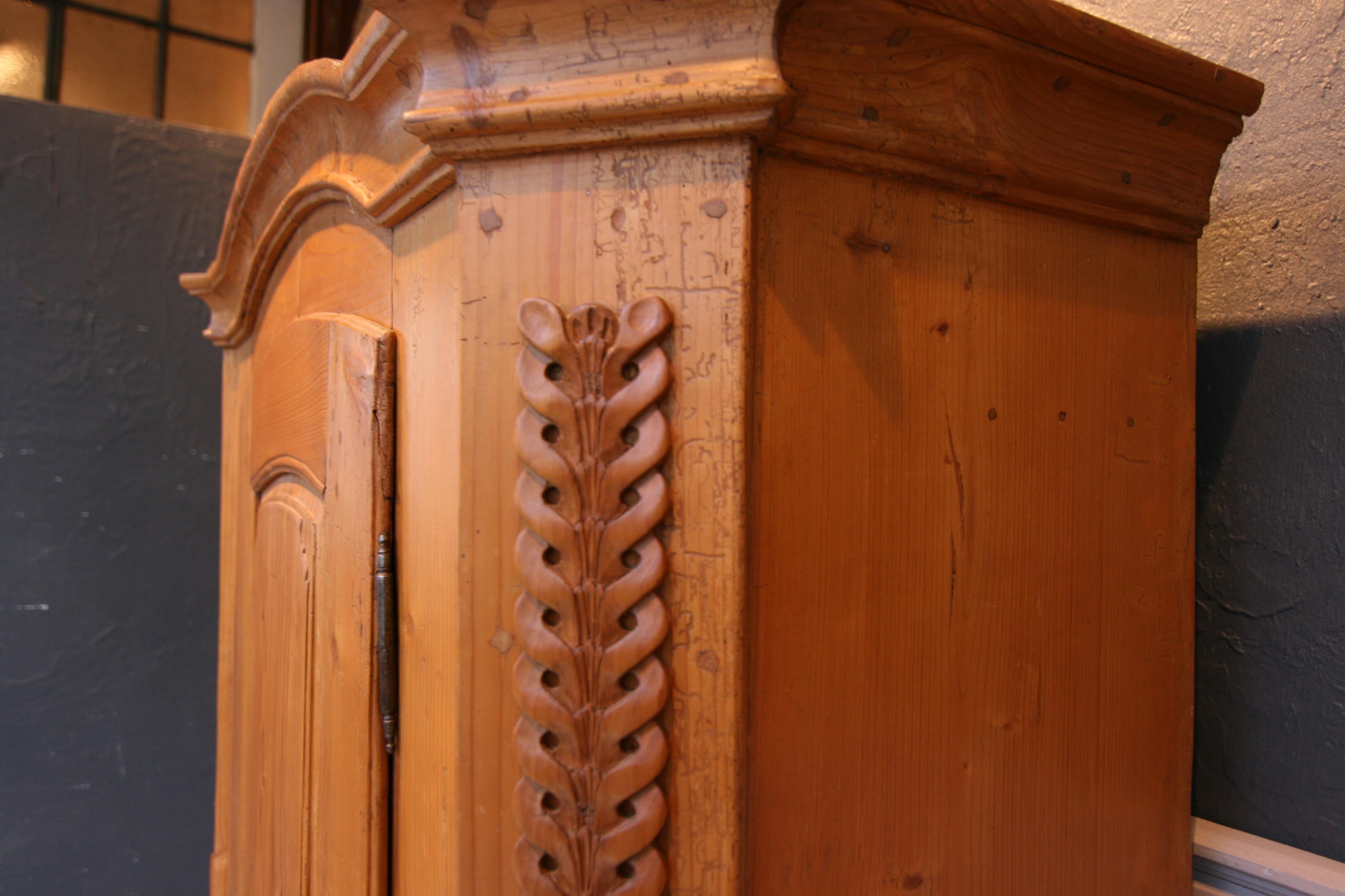 Provincial Cabinet Made of Pine, Empire Period circa 1820 7