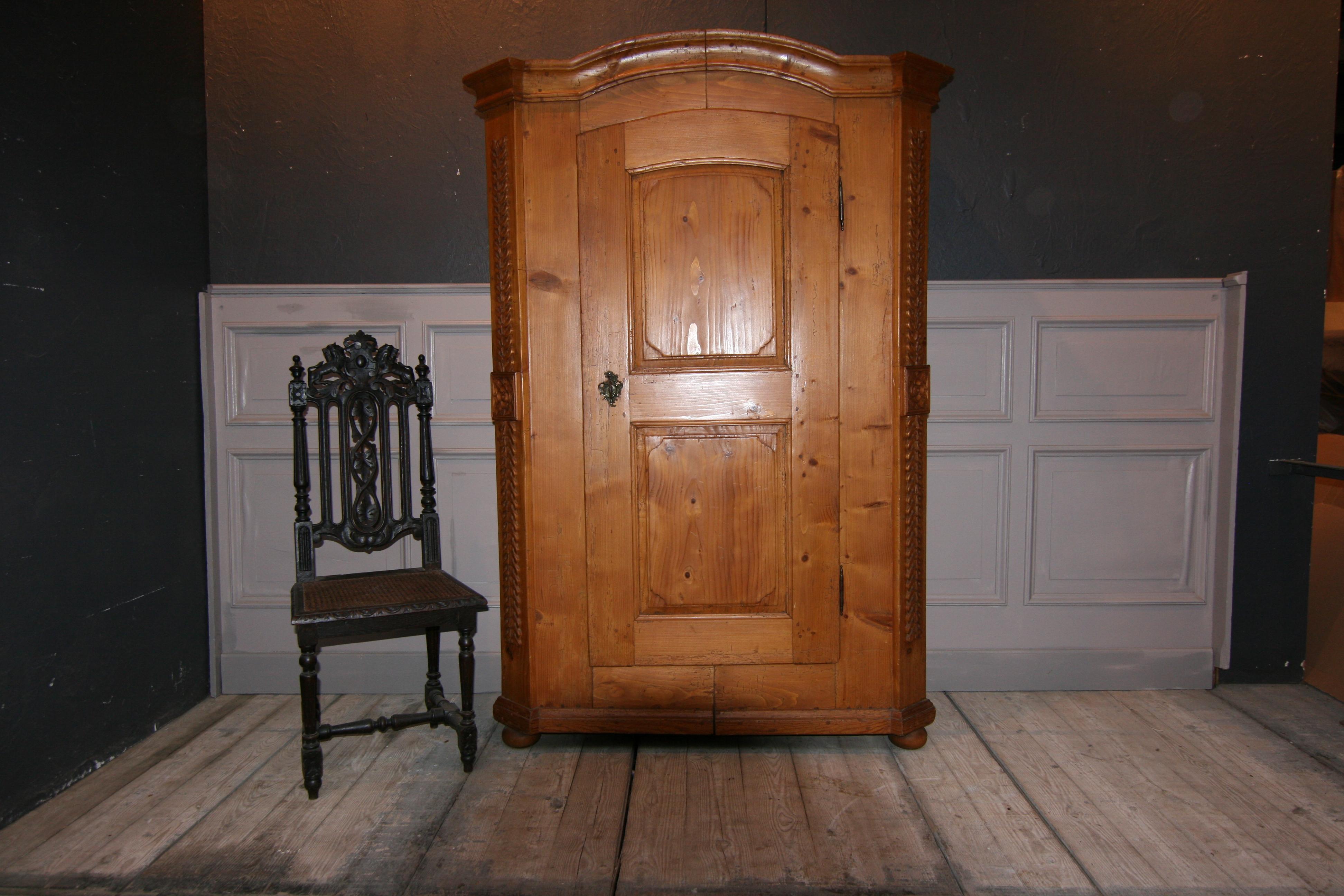 German Provincial Cabinet Made of Pine, Empire Period circa 1820