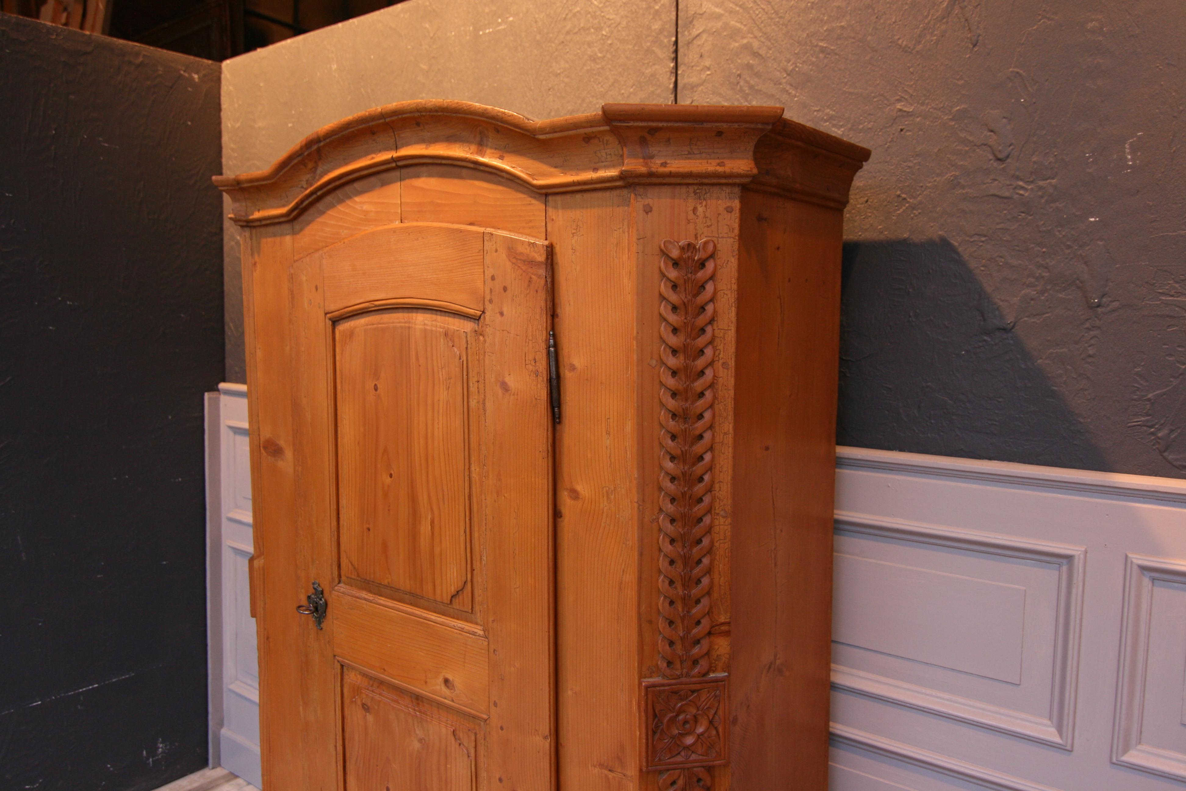 Provincial Cabinet Made of Pine, Empire Period circa 1820 2