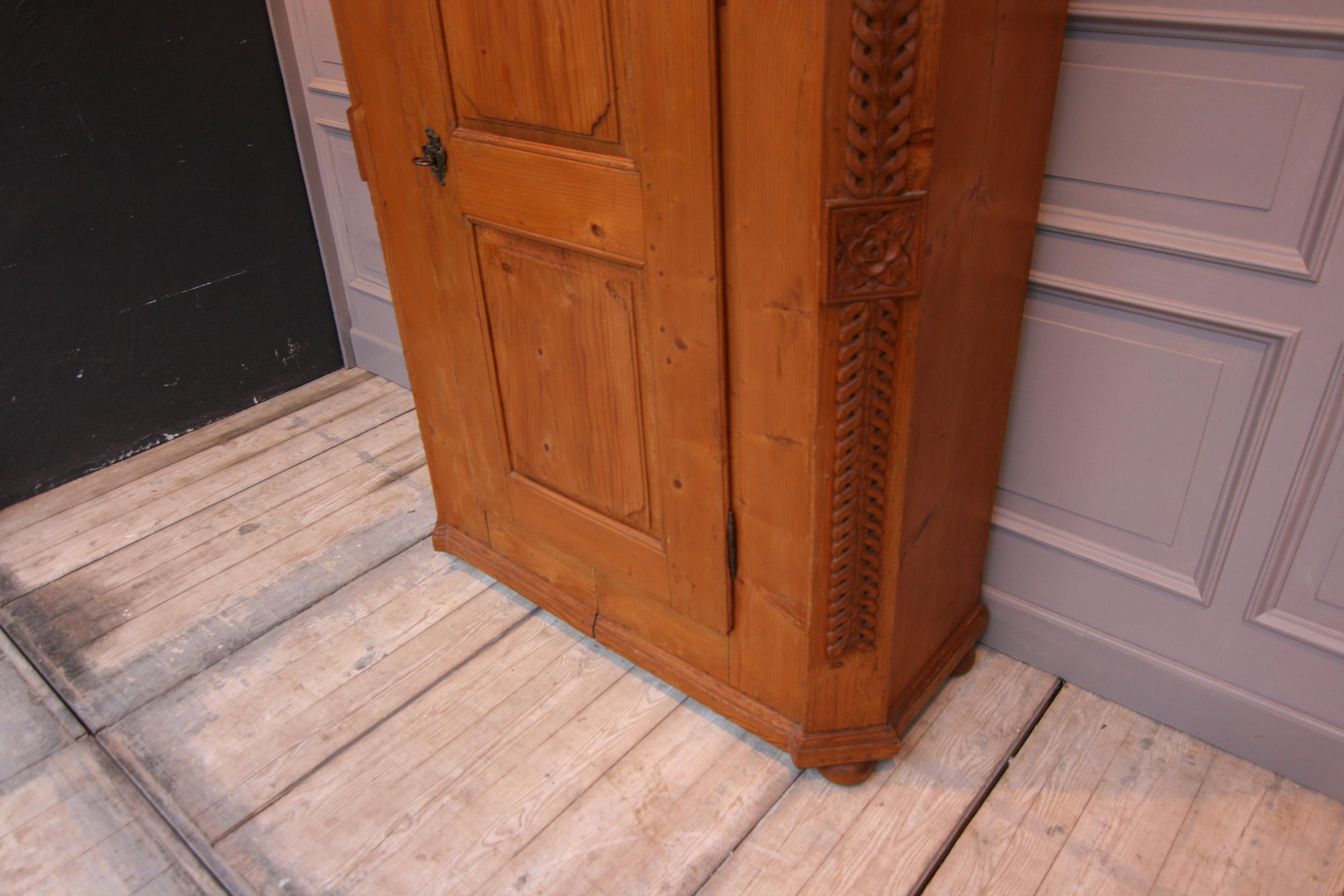 Provincial Cabinet Made of Pine, Empire Period circa 1820 3