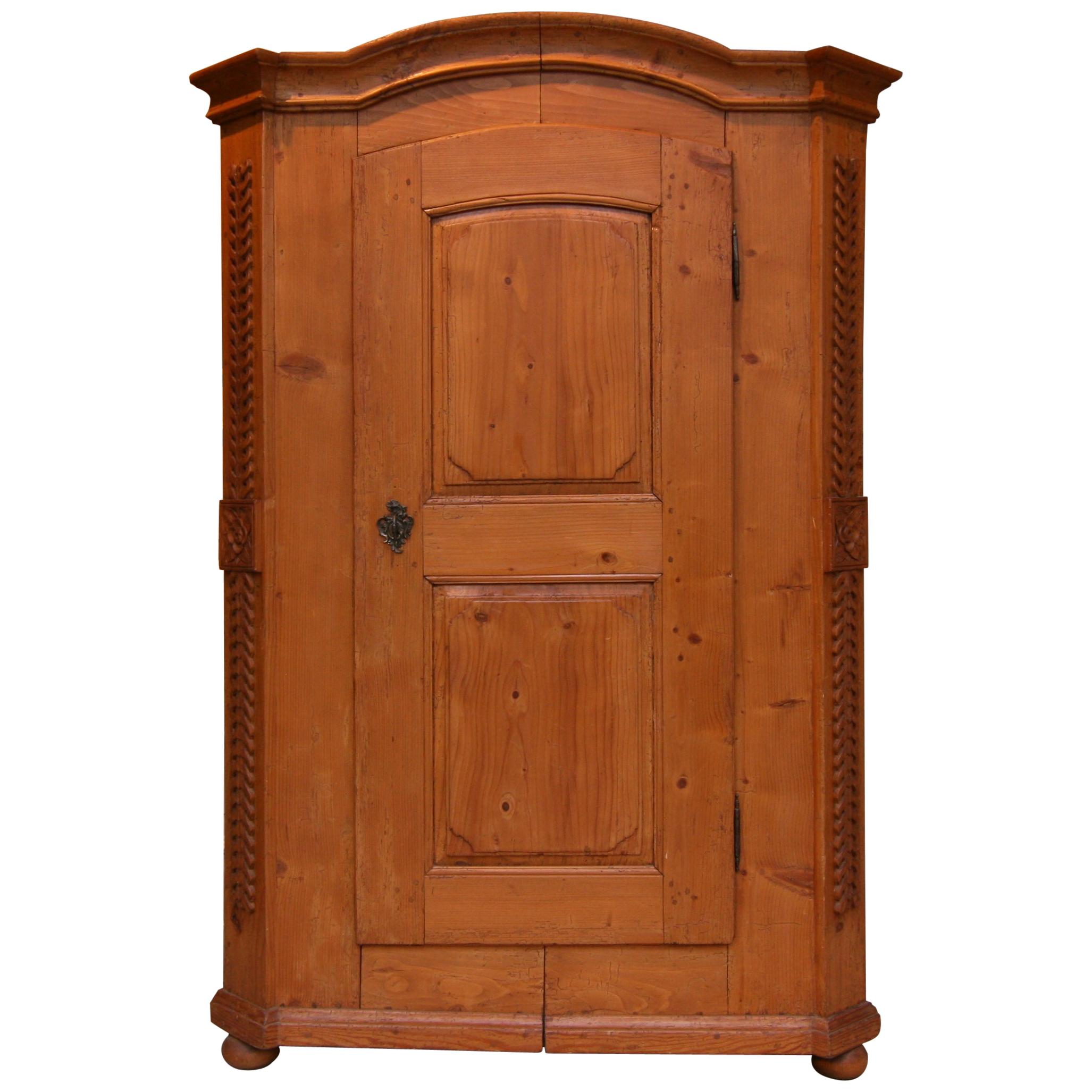 Provincial Cabinet Made of Pine, Empire Period circa 1820