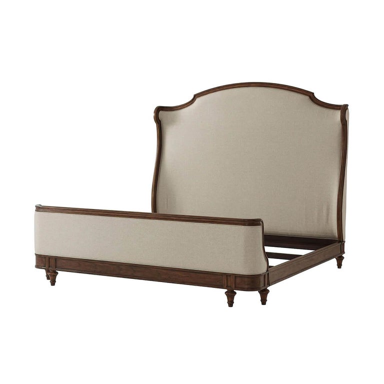 Provincial Carved King Size Bed For Sale at 1stDibs