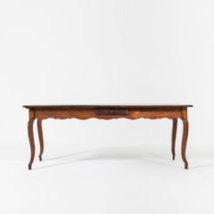 Provincial Cherrywood French Dining Table, circa 1900