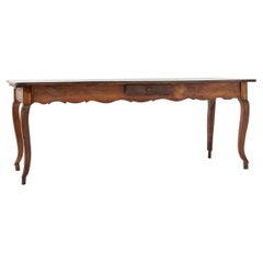 Antique Provincial Cherrywood French Dining Table, circa 1900