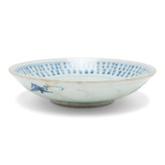 Provincial Chinese Blue and White Plate, c. 1850