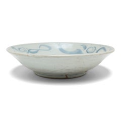Provincial Chinese Blue and White Plate, c. 1850