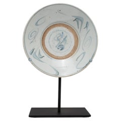 Provincial Chinese Blue and White Plate, c. 1850