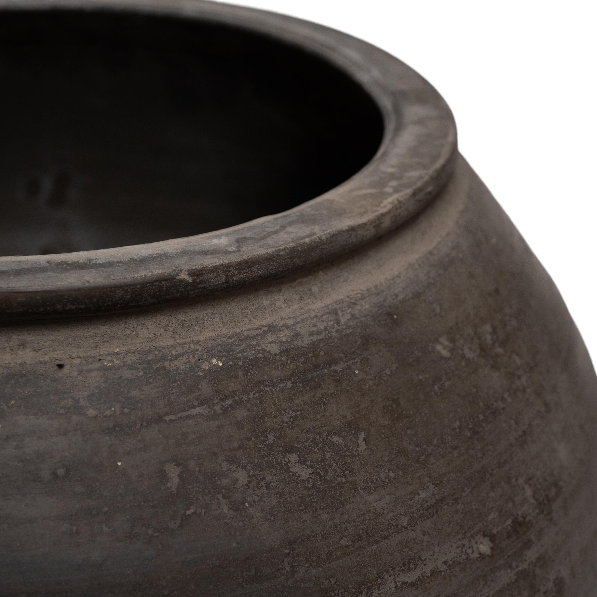 Unglazed Provincial Chinese Clay Vessel, c. 1900