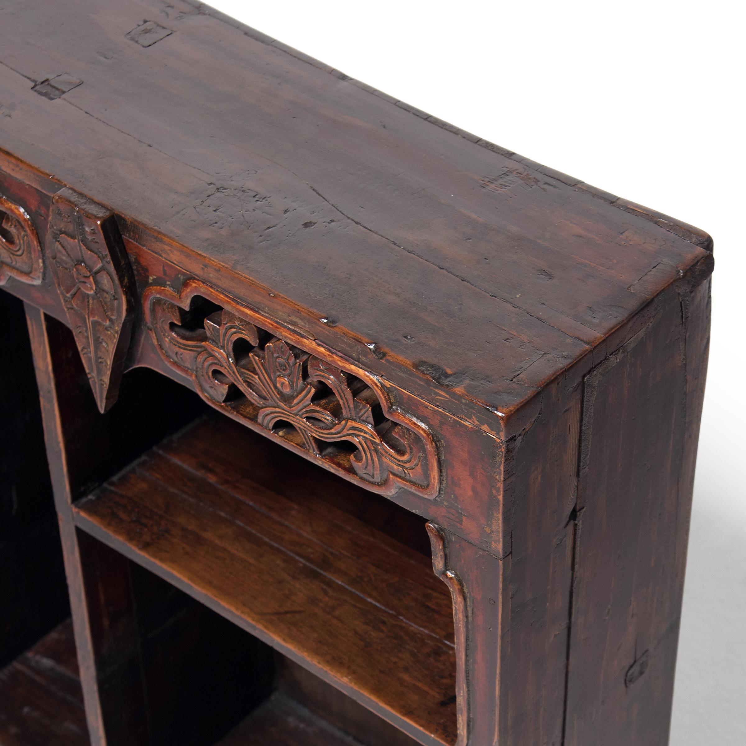 Provincial Chinese Collector's Shelf, c. 1900 For Sale 4