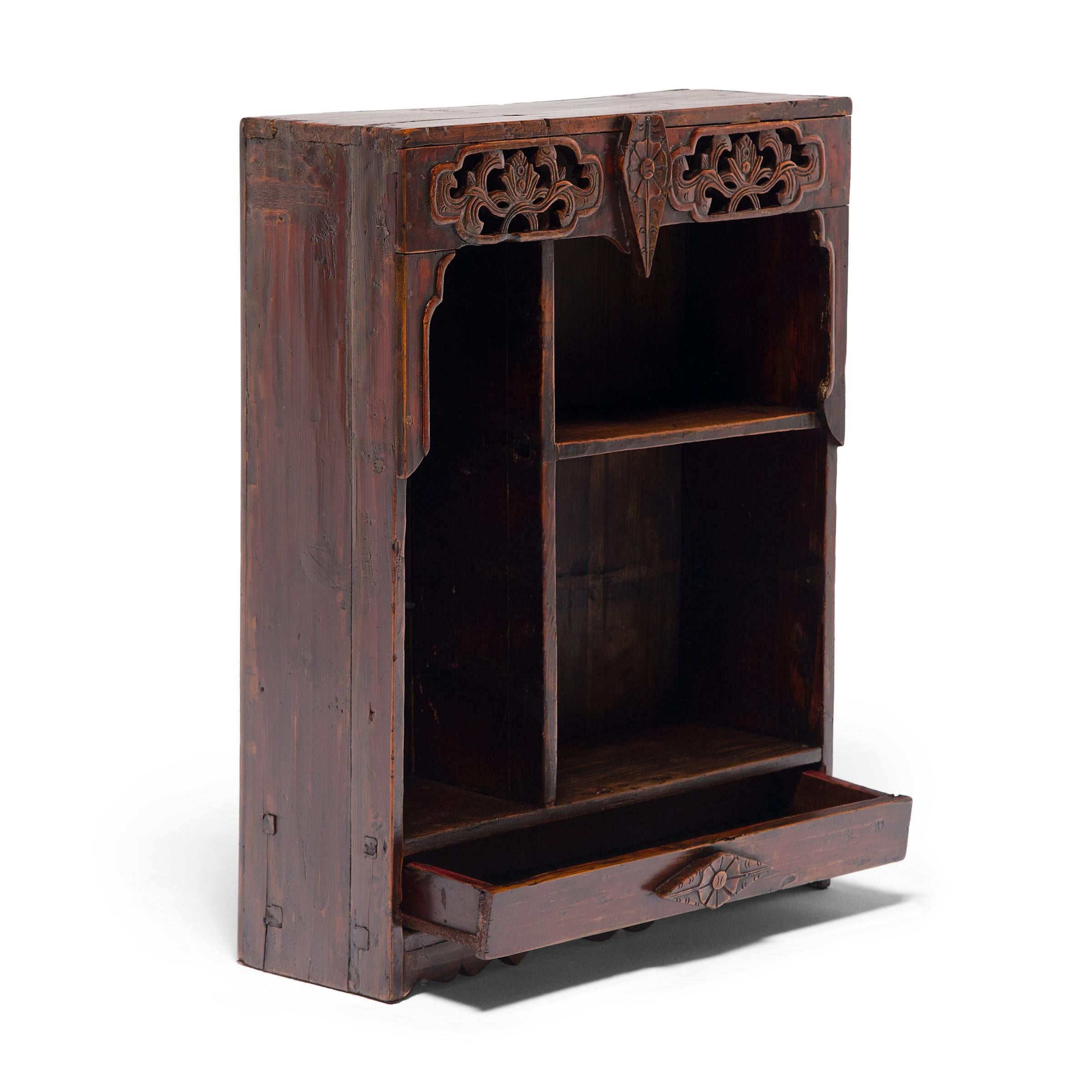 19th Century Provincial Chinese Collector's Shelf, c. 1900 For Sale