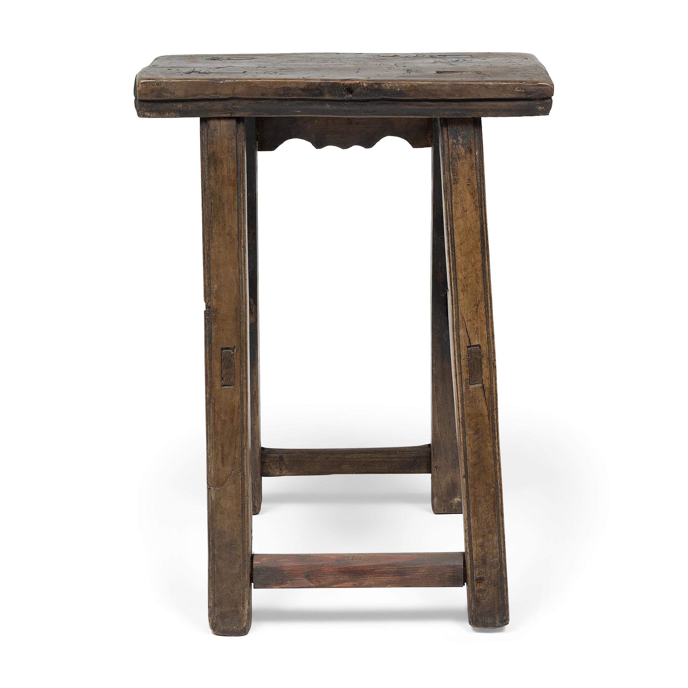 20th Century Provincial Chinese Courtyard Stool, circa 1900 For Sale