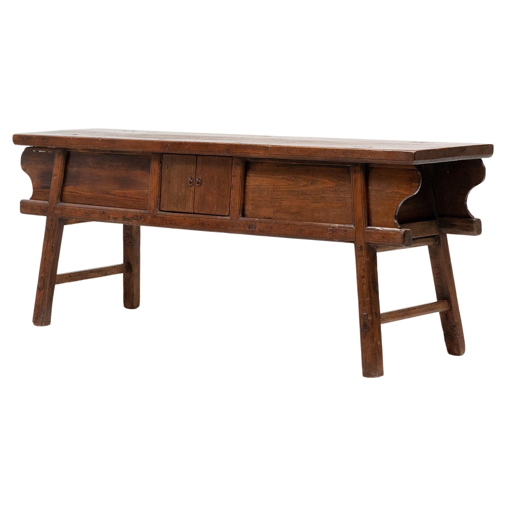 Provincial Chinese Dongbei Coffer Table, c. 1900 For Sale
