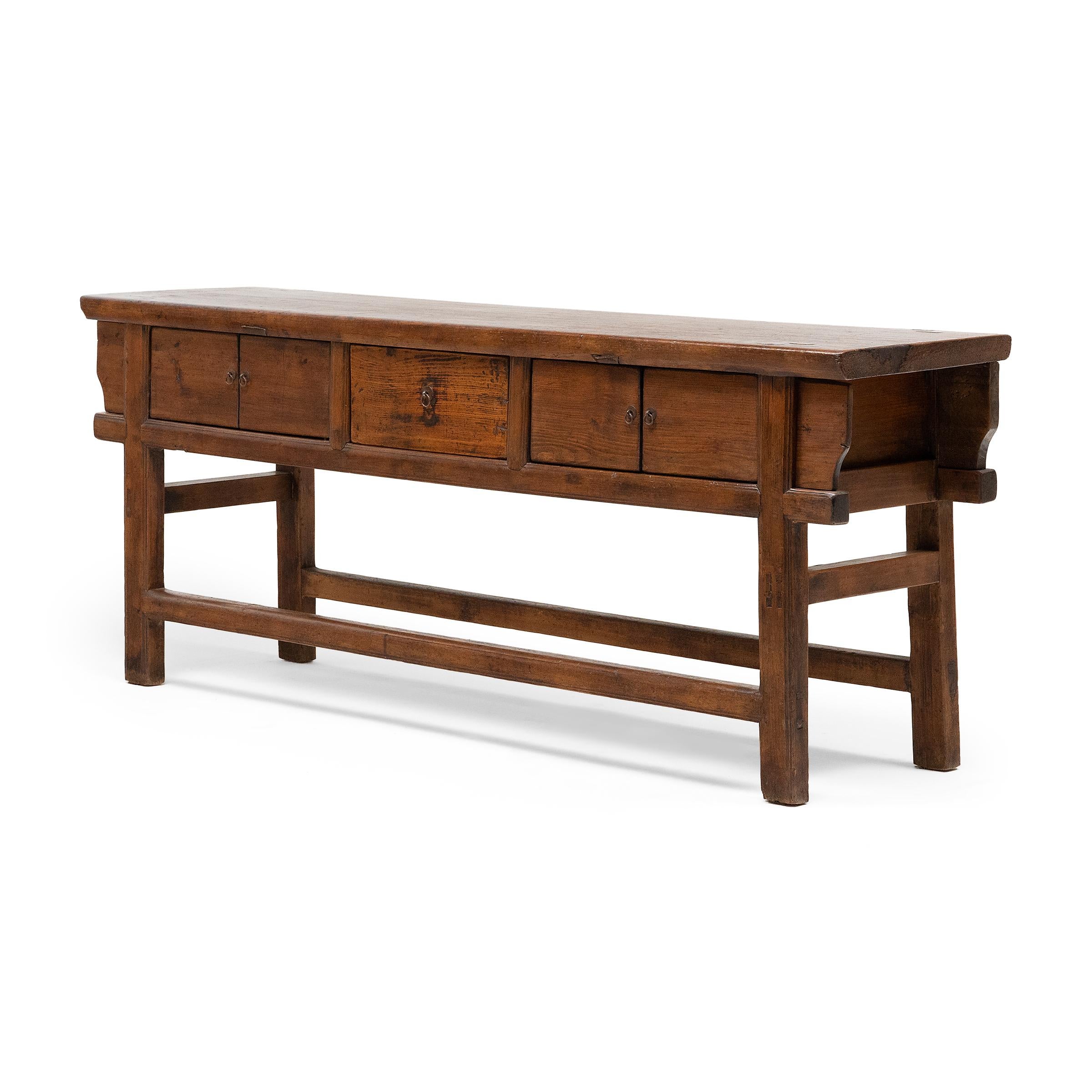 Qing Provincial Chinese Dongbei Coffer Table For Sale