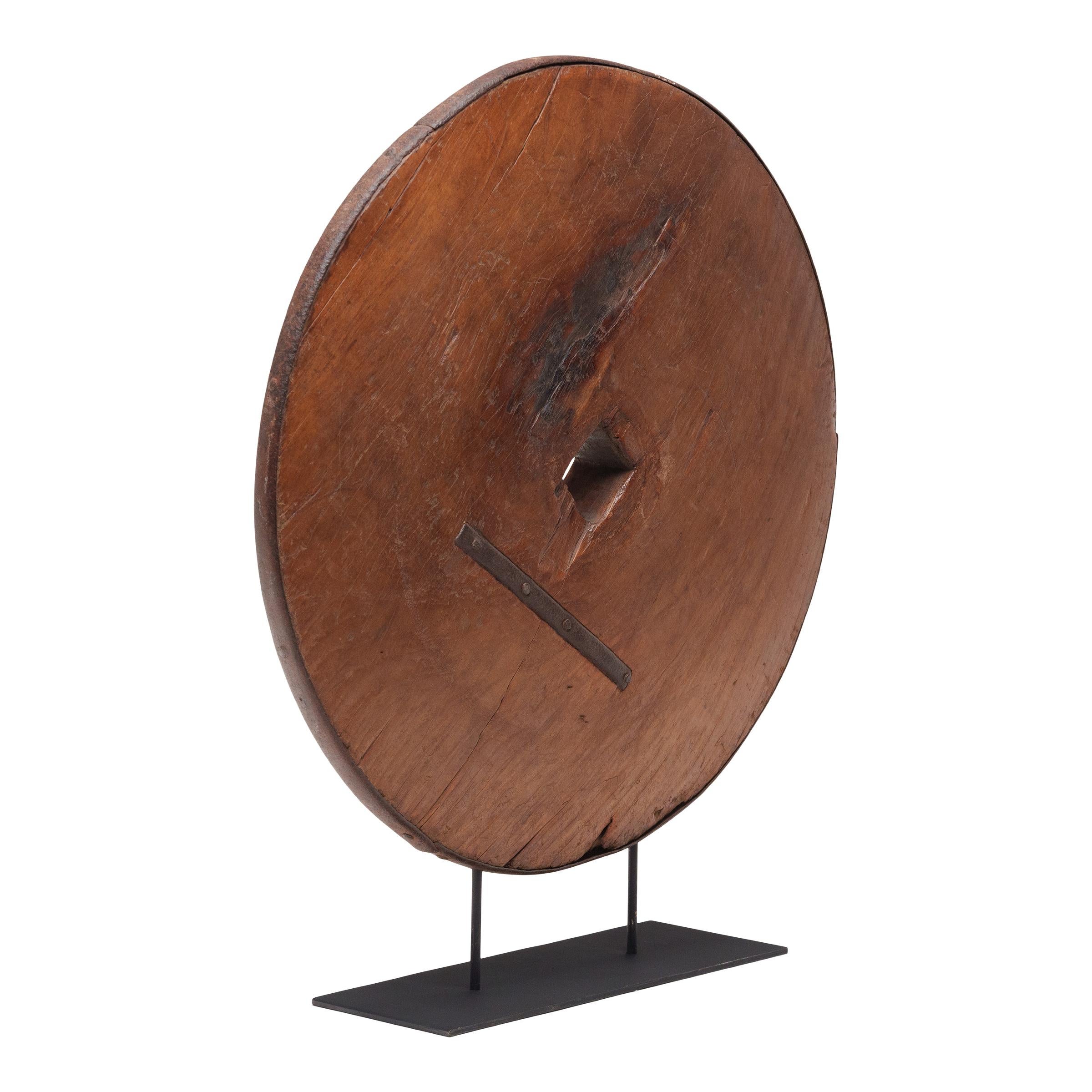 Qing Provincial Chinese Farm Cart Wheel, c. 1850 For Sale