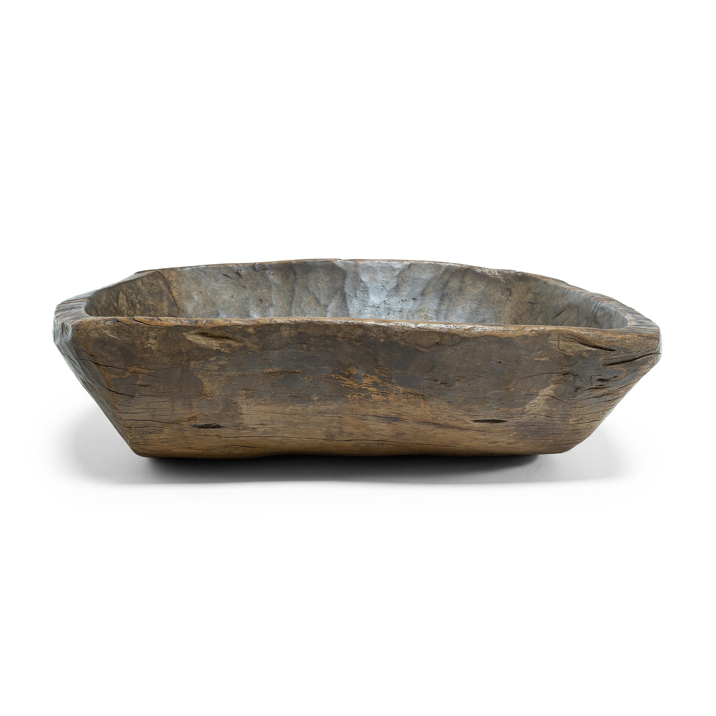 Rustic Provincial Chinese Farm Tray, circa 1900 For Sale