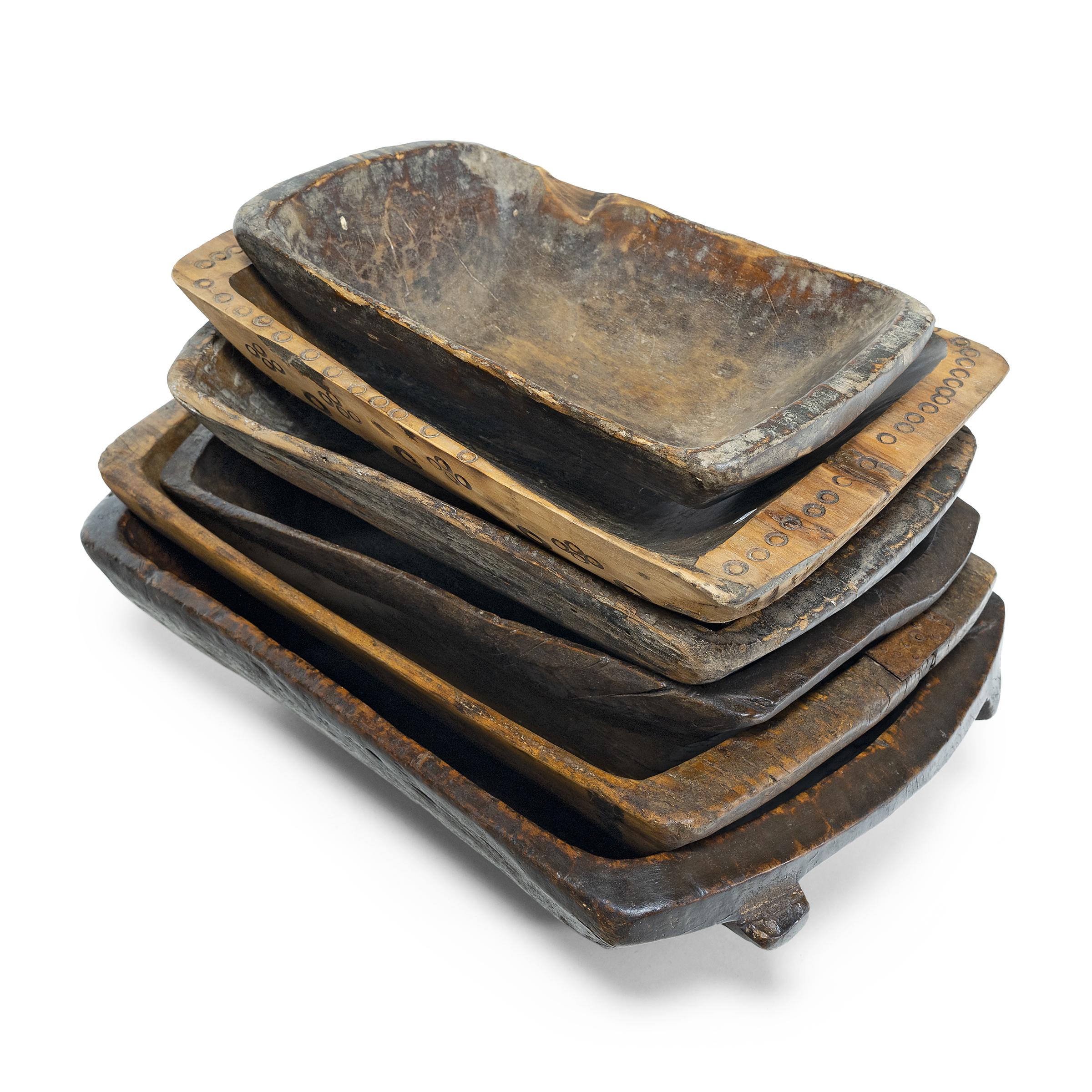 Wood Provincial Chinese Farm Tray, c. 1900