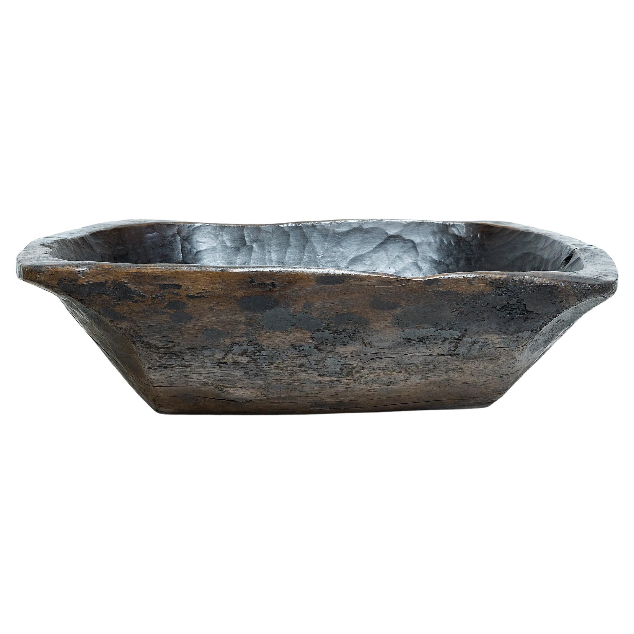Large Provincial Chinese Farm Tray, c. 1900 For Sale