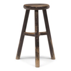 Provincial Chinese Full Moon Stool, c. 1900