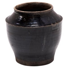 Provincial Chinese Glazed Pantry Jar