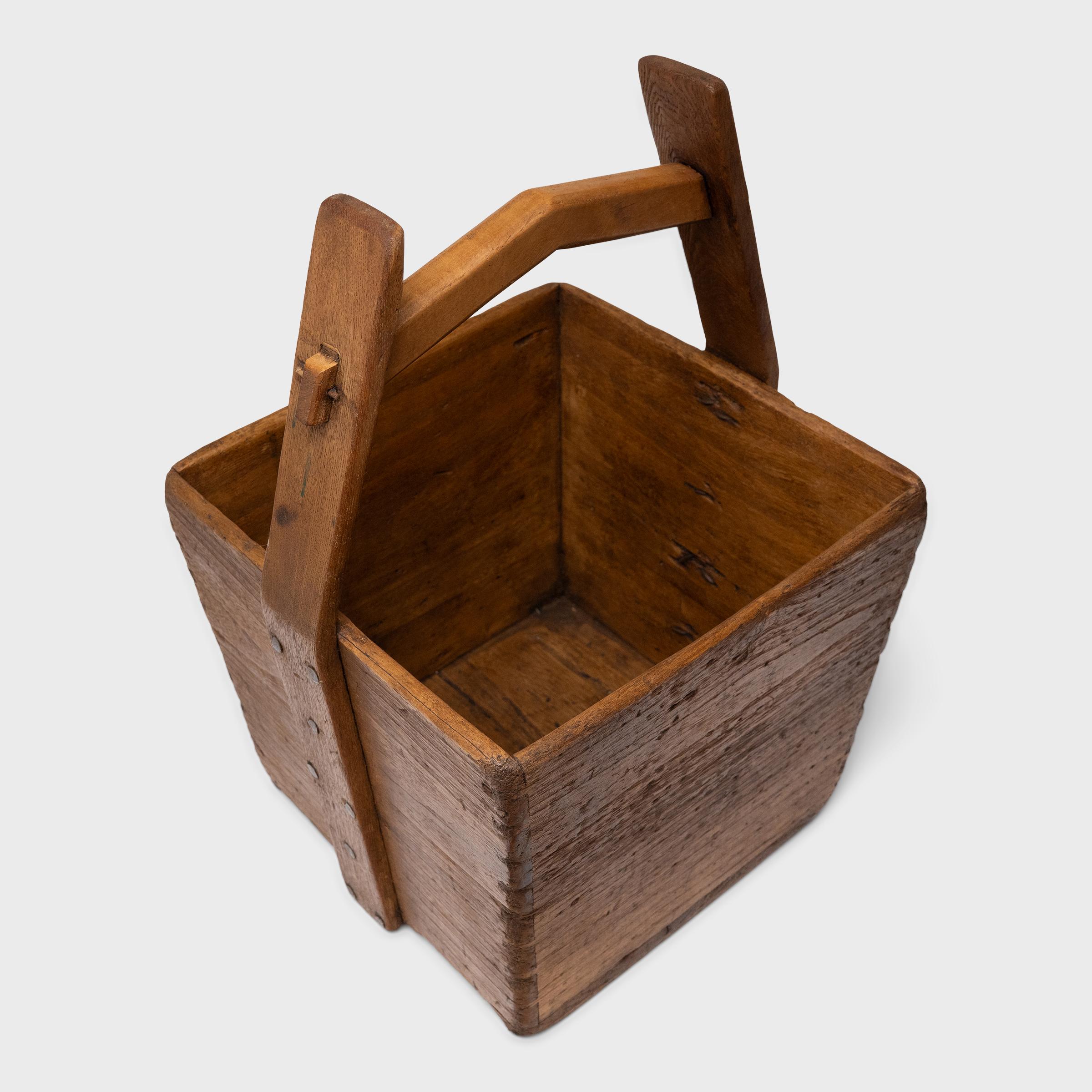 Provincial Chinese Grain Container, c. 1900 In Good Condition For Sale In Chicago, IL