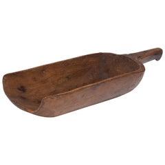 Antique Provincial Chinese Grain Scoop, circa 1850