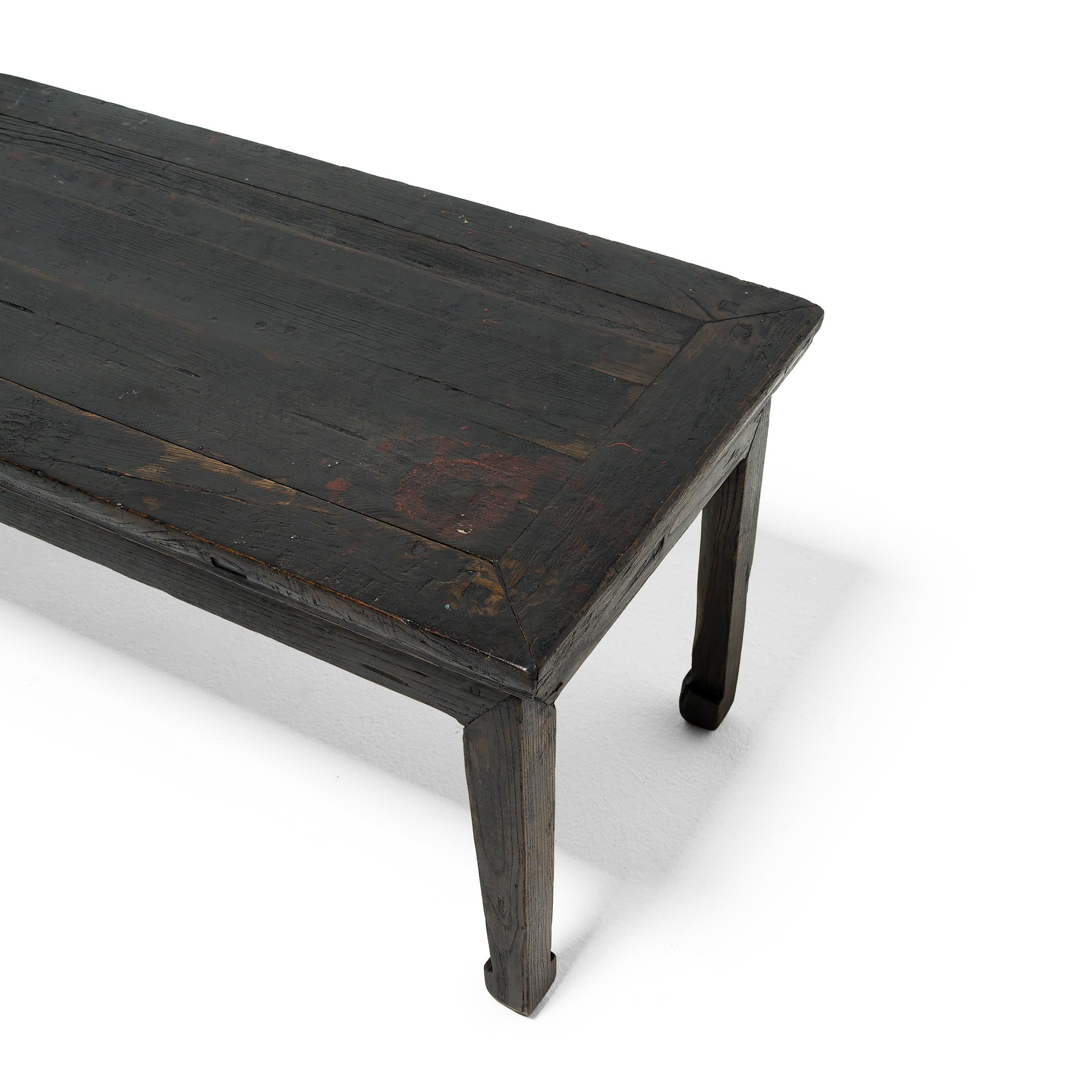 19th Century Provincial Chinese Half Table, circa 1800 For Sale