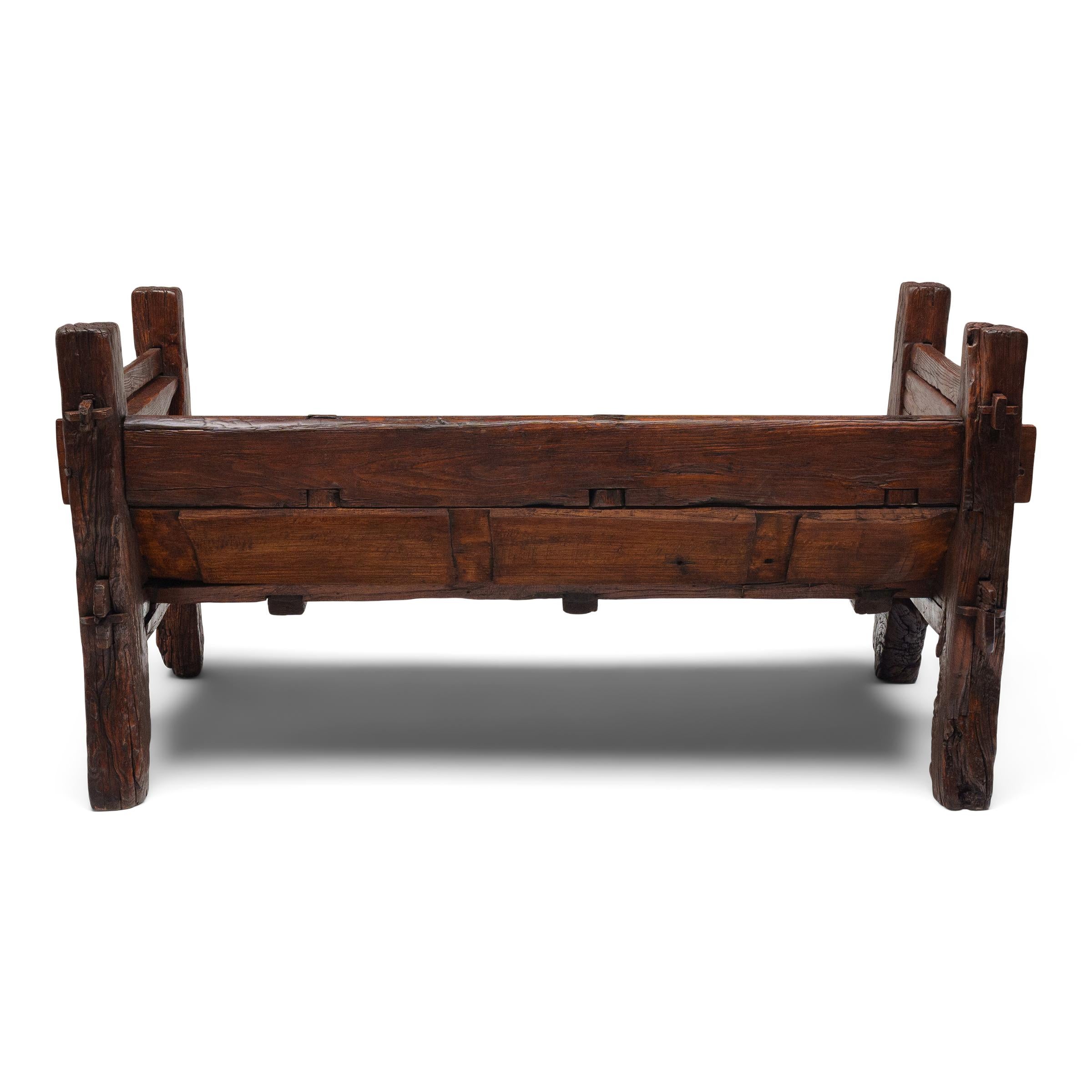 Banco chino provincial para abrevadero de caballos, c. 1900 siglo XIX en venta