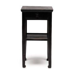 Tavolino da incenso cinese con cassetto, 1900 ca.