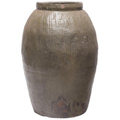 Provincial Chinese Jade Pickling Jar, circa 1900