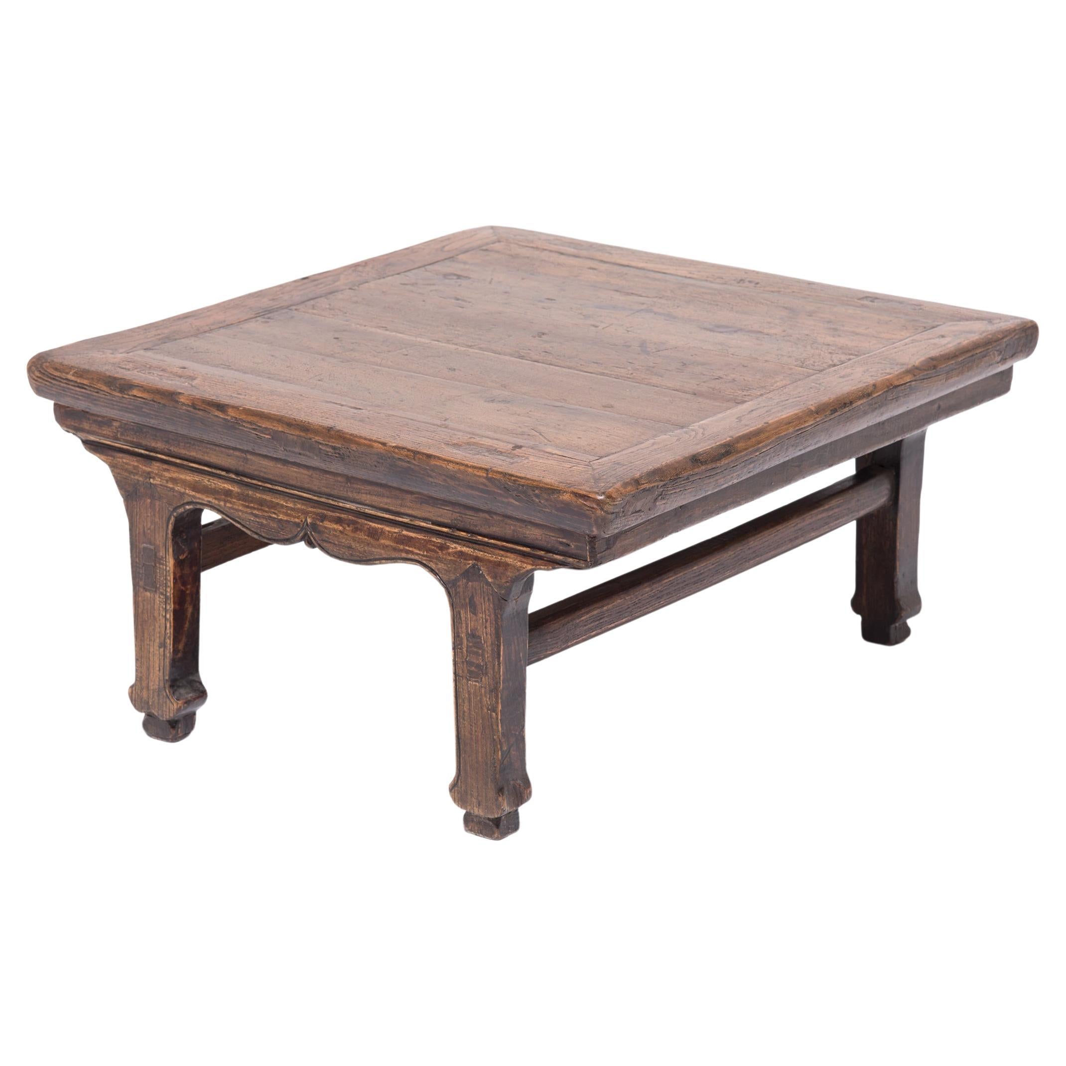 Provincial Chinese Low Square Table, c. 1875