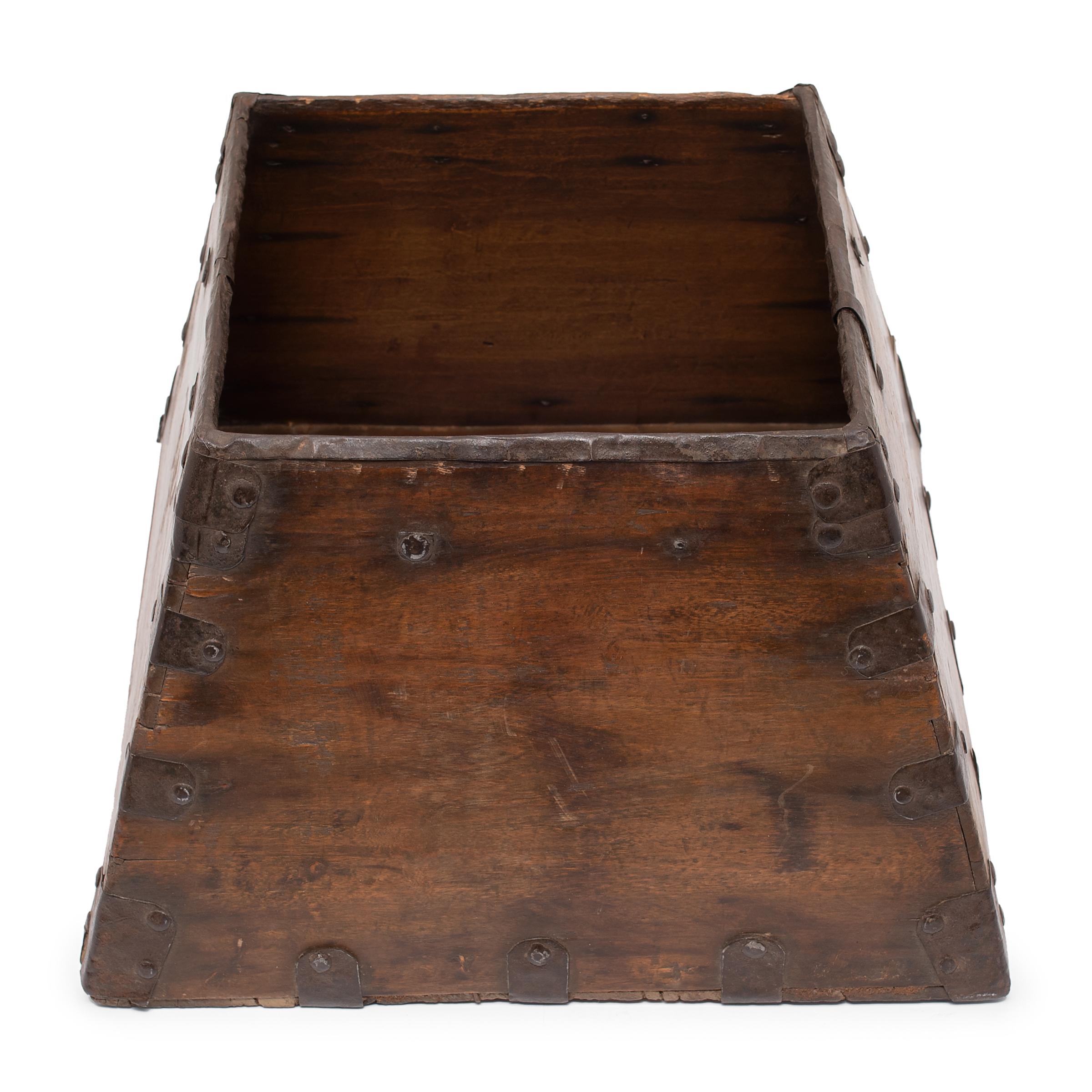 Rustic Provincial Chinese Rice Measure, c. 1850 For Sale