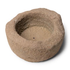 Provincial Chinese Round Stone Trough, c. 1850