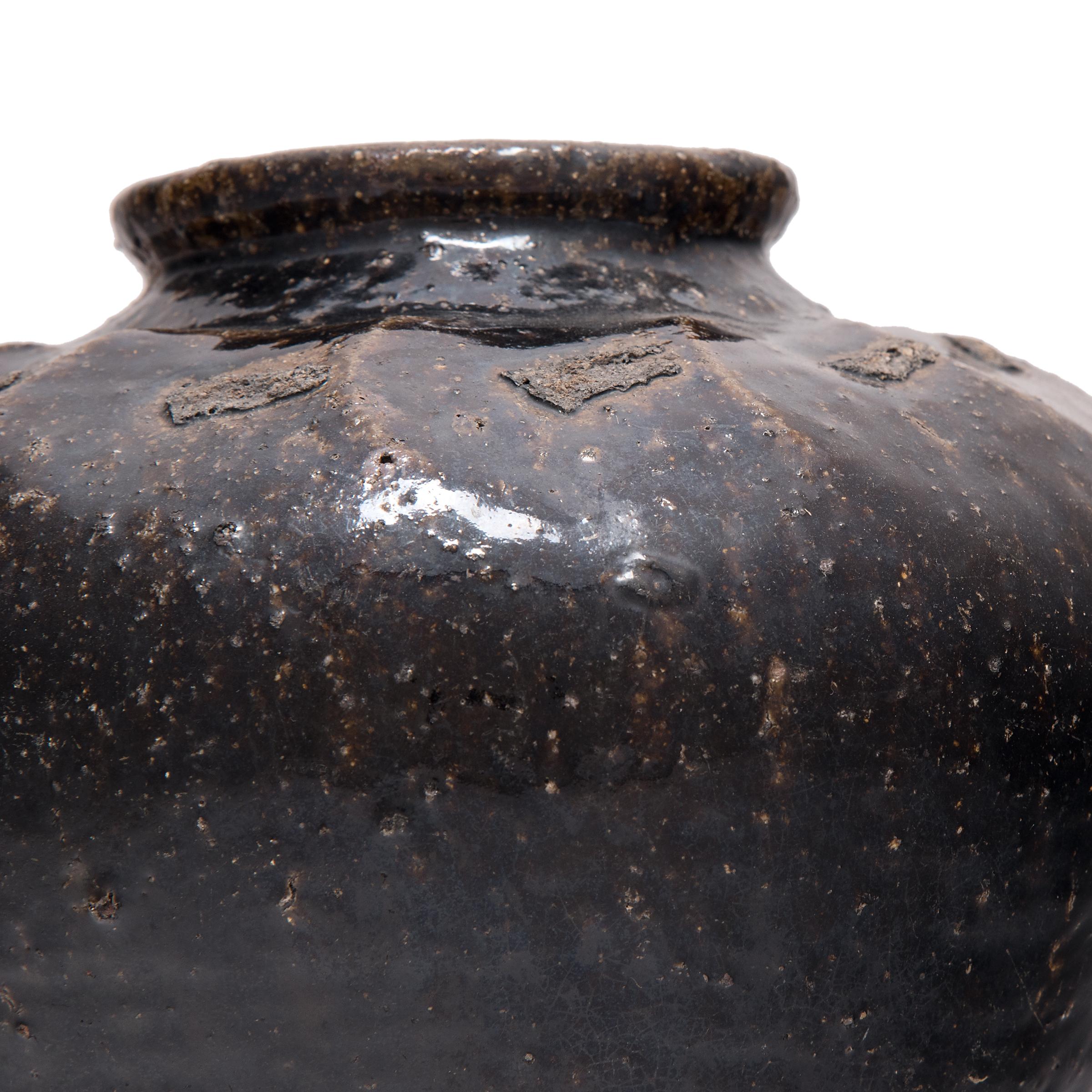 20th Century Provincial Chinese Salt Jar, c. 1900