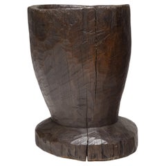 Antique Provincial Chinese Trunk Mortar, c. 1900