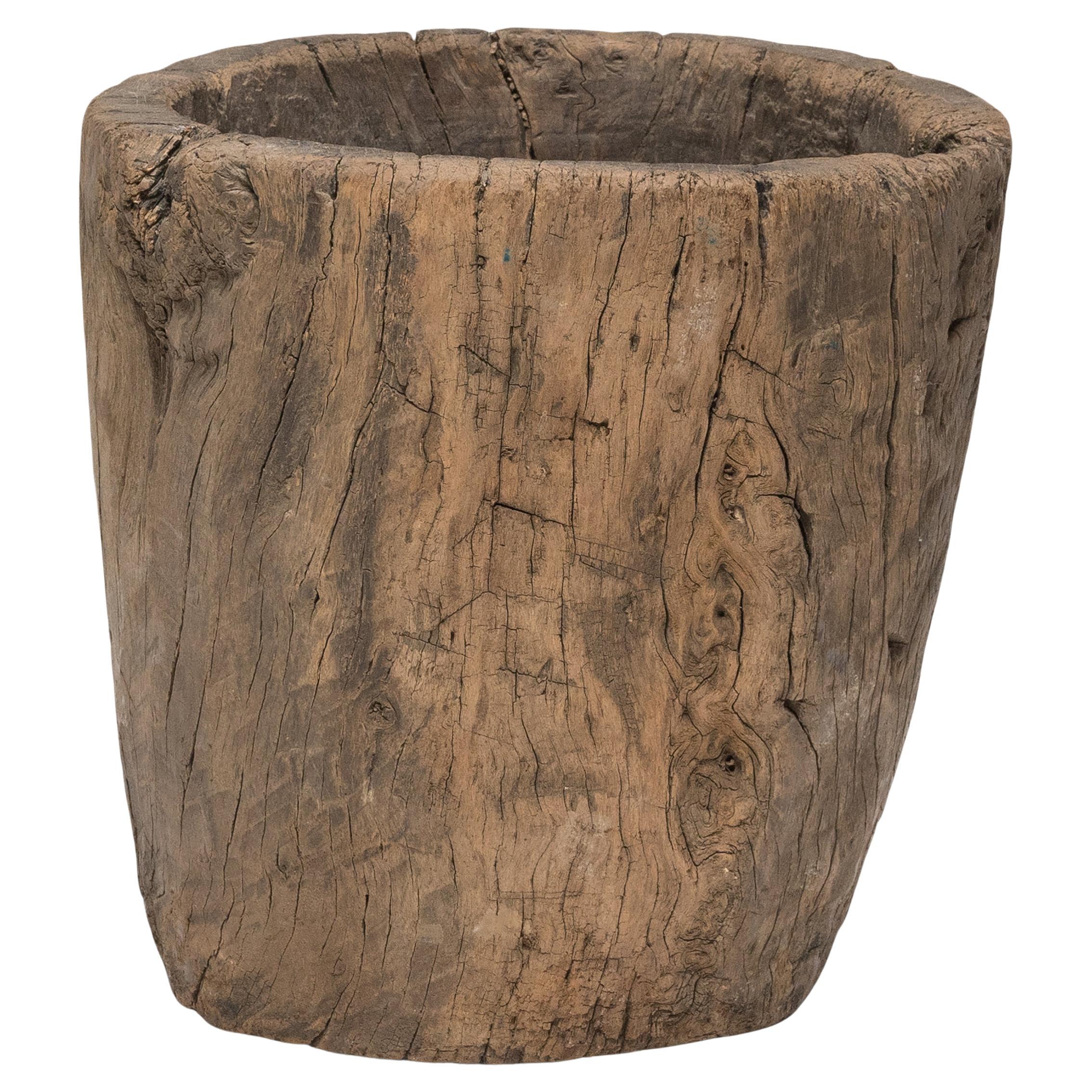 Provincial Chinese Trunk Mortar, c. 1900