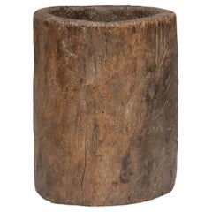 Mortero chino de tronco provincial, c. 1900