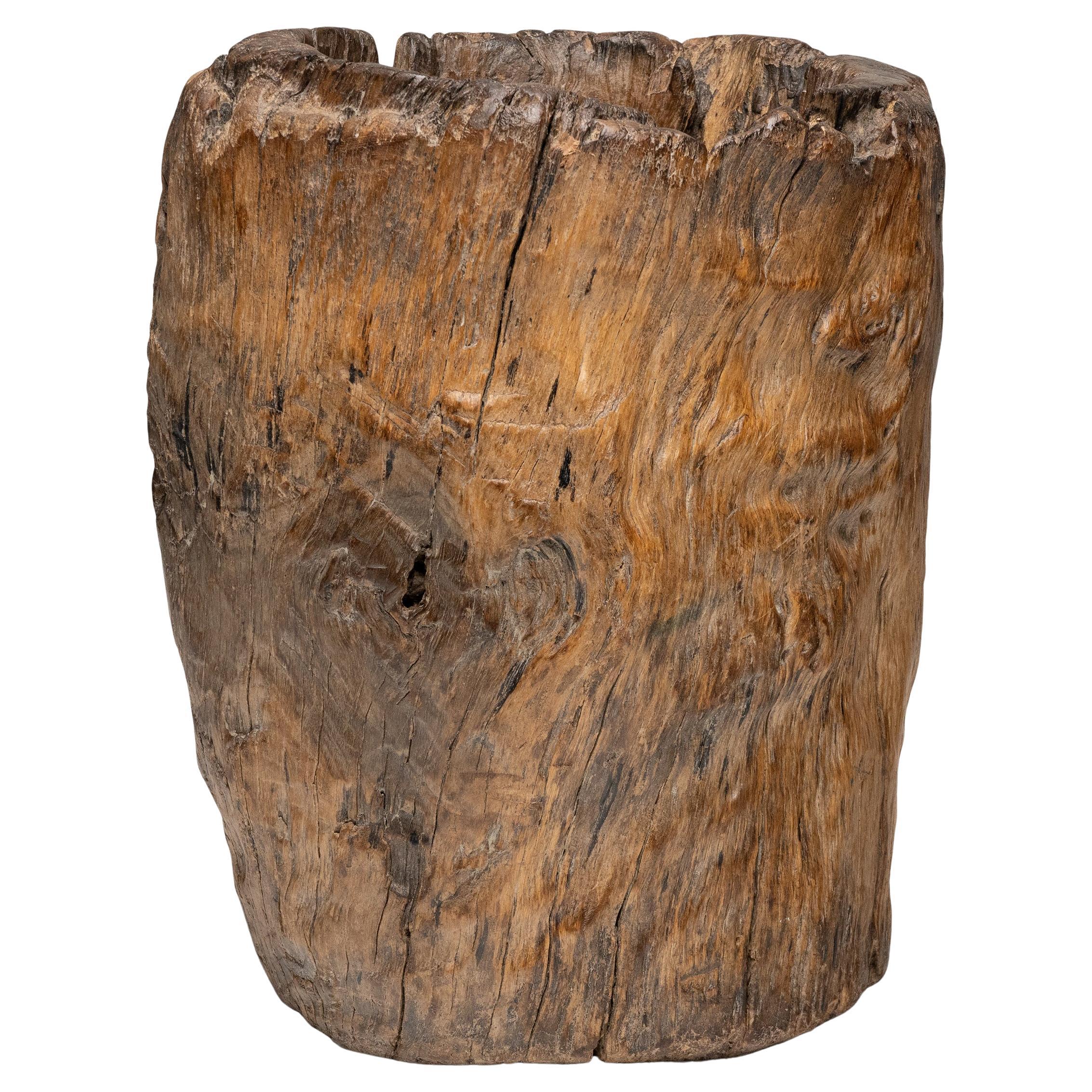 Provincial Chinese Trunk Mortar, c. 1900